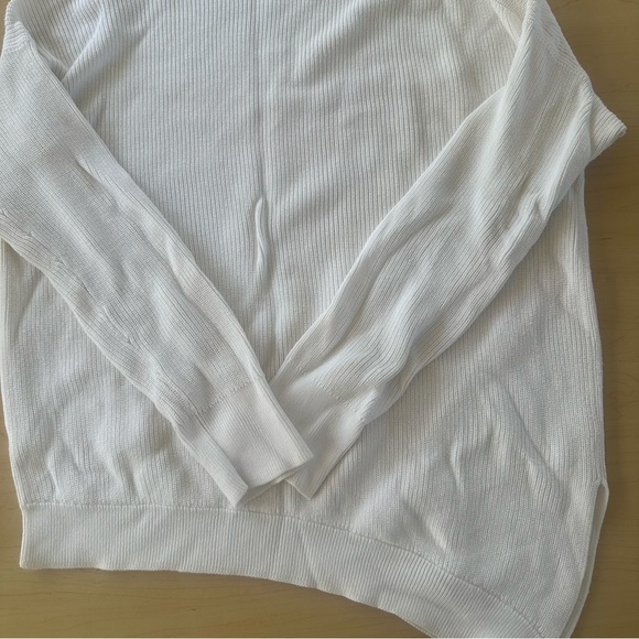 Athleta Rest Day Asym Crewneck Sweater In Sea Salt - Picture 7 of 7